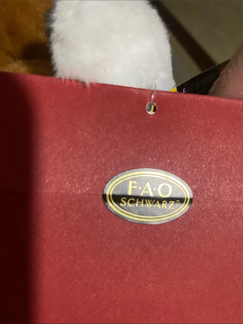 FAO Schwarz Plush Fox Dog Toy - Brown and White